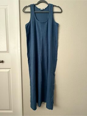 GAP Blue Sleeveless Tank Midi Maxi Dress Size Small